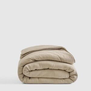 Quince Airy Gauze Dream Quilt in Dune Size  Full/Queen